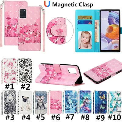 Phone Painted Leather Flip Card Wallet Case Cover For Samsung M40 M30/A40S M10S • $9.99