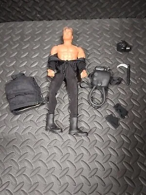 VTG 1998 Mattel Articulated Max Steel 12  Action Figure & 9 Items KamaCoatMask • $30