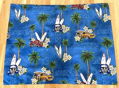 Dean Miller Surf Bedding-  Standard Pillow Sham-  Cars - Surf Boards- Palm Trees • $12