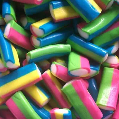 Rainbow Pencils Bites Sweet Sticks Multi Coloured Cables Retro Candy Pick N Mix • £12.95