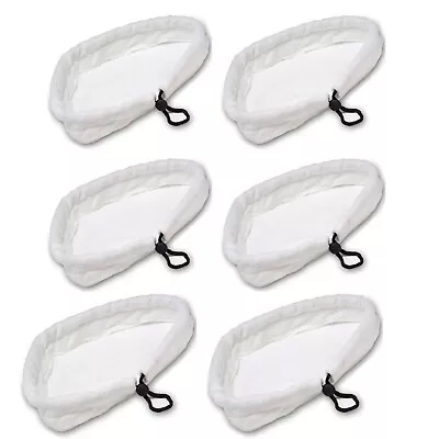 6pcs Home Clean Steam Mop Reusable Replacement Microfiber Cleaning Pads Washa... • $28.48