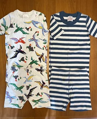 Boys Size 120 6-7 Hanna Andersson Short John Pajamas PJs • $26