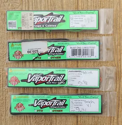 Vapor Trail One Cam Bow Strings Various Sizes & Color Choose ONE  NEW Old Stock • $14.99