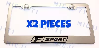 X2 Lexus Stainless Steel Chrome Mirror License Plate Frame Rust Free W/ Caps • $22.50