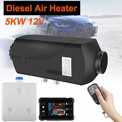 Diesel Heater Thermostat 12V 5KW Bluetooth App Exhaust Pipe Caravan RV Pickup AU • $85.99