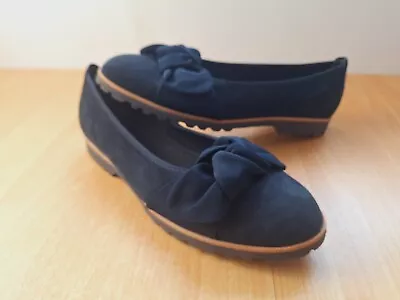 Gabor Women's Casual Smart Closed Toe Ballet Flat Shoes Size 7.5 • £23.95