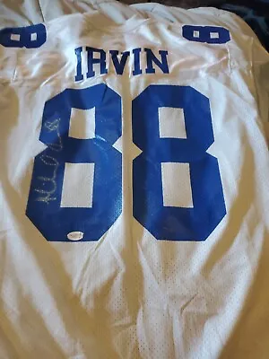 Michael Irvin Signed Wilson Dallas Cowboys Jersey-jsa & Psa Letter • $149