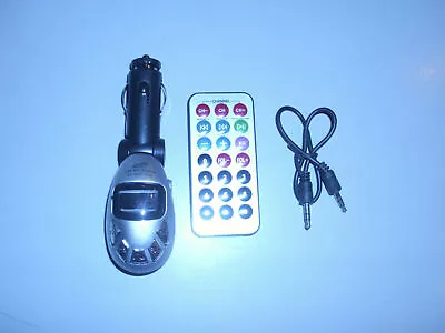 Car MP3 Player Wireless FM Transmitter USB SD Card Jack....silver • $7.60