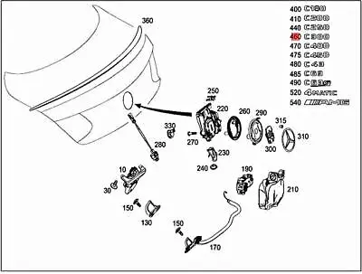 Genuine MERCEDES C205 S205 W205 C-CLASS W205 Model Plate 2058174300 • $79.74