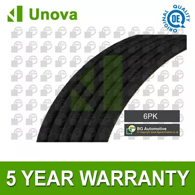 V Ribbed Drive Belt Unova Fits Compass Caliber 9000 1.8 2.0 2.3 2.4 5.4 • $32.64