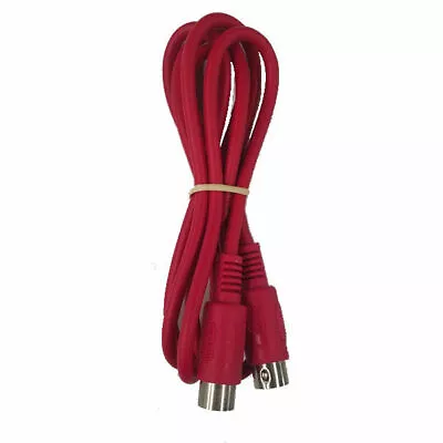 Cable Up CU/MD105/RED 5' MIDI Male To MIDI Male MIDI Cable (Red) • $8
