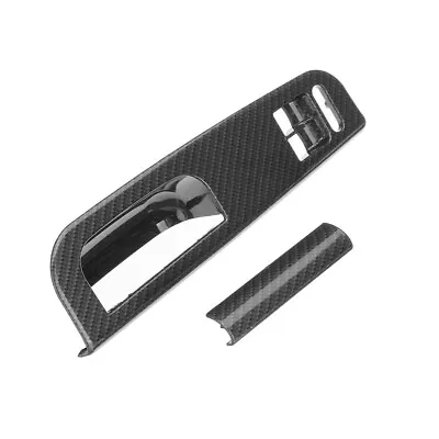 Carbon Fiber LHD Window Switch Panel Trim Bezel For VW Golf MK4 98-06 2 Door ABS • $16.99