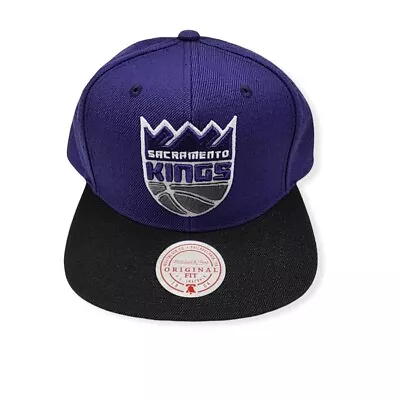 Mitchell & Ness Sacramento Kings Team 2 Tone 2.0 Adjustable Snapback Hat Cap • $34.99