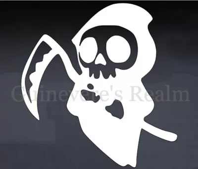 Reaper Death Horror Movie Spooky Vinyl Decal Custom Car Truck Window Sticker • $10.94