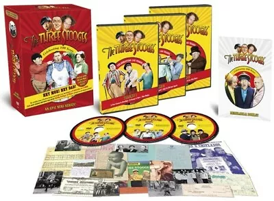 The Three Stooges: Hey Moe! Hey Dad! Volumes 1 2 And 3 (DVD 3-Disc 2015)  • $19.99