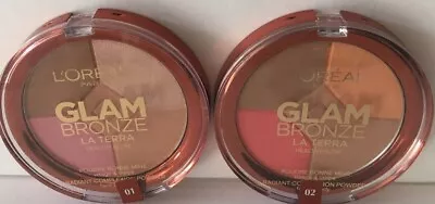 L'oreal Glam Bronze La Terra Healthy Glow Powder -  Choose Your Shade • £6.50