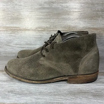 Vintage Shoe Company USA Suede Desert Chukka Boots Size 8.5 • $39.99