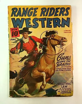 Range Riders Western Pulp Jun 1946 Vol. 15 #1 VG+ 4.5 • $21
