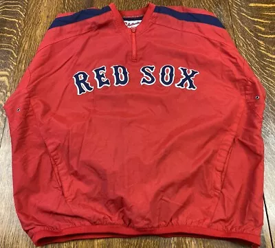 Majestic Boston Red Sox Authentic Collection Pullover Jacket Men's Size XL. • $25.97