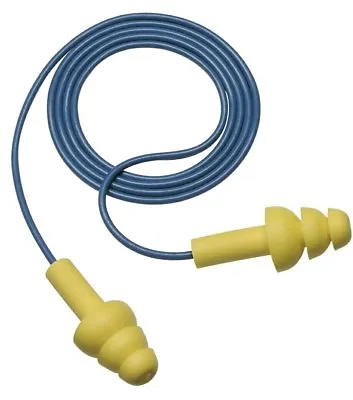 3M EAR UF-01-000 Ultrafit CORDED Reusable Pre Moulded Ear Plugs ONE Pair • £2.45