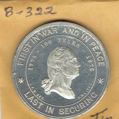 $45 • Buy George Washington Medal Baker 321 WOOD'S SERIES