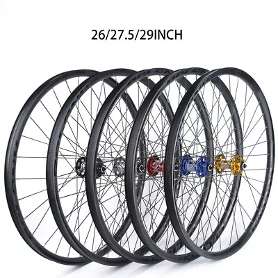 Mountain Bike Wheelset 32Holes Disc Brake 26/27.5/29in Depth 20mm Bicycle Wheels • $439