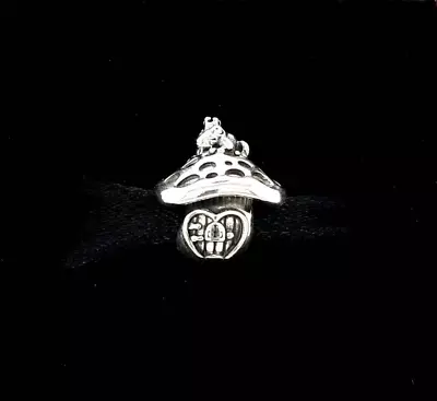 Genuine Pandora Toadstool & Frog Charm 798558C00 FREE DELIVERY • £34.95