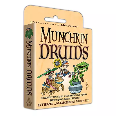 Munchkin Druids 112 Card Game Expansion Steve Jackson Games Booster 1584 Booster • $23.29