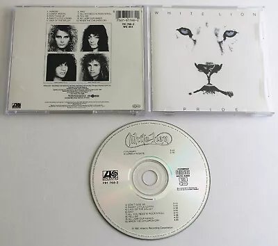 WHITE LION Pride CD 1987 Atlantic German Pressing MIKE TRAMP Tell Me VITO BRATTA • $6.99
