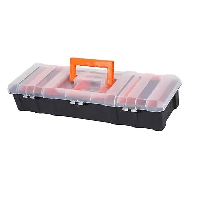 £17.87 • Buy Multipurpose Organizer Tool Box Portable Transparent Cover For Electrician