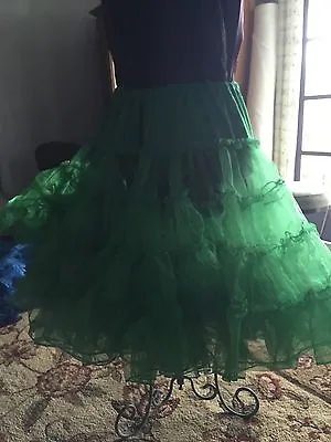Excellent Vintage Green Square Dance Petticoat • $75