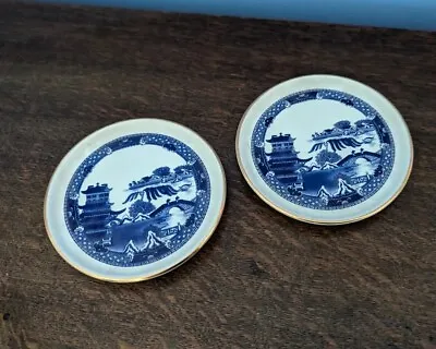 2 Ringtons Wade Willow Pattern Ceramic Coasters 4  • £4