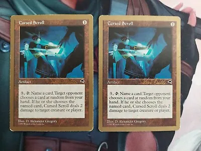 Cursed Scroll 2x GOLD BORDER ** 50% Off $30+ ** Magic The Gathering MTG Card • $6.76