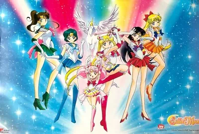 Sailor Moon Reproduction Poster 24x36 Anime Season Stars Version • $11.95