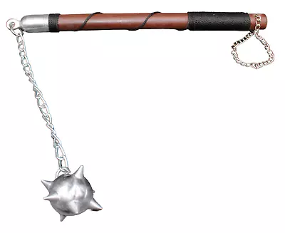 Medieval Gladiator Spiked Solid Metal Single Mace Ball Flail Morningstar • $180