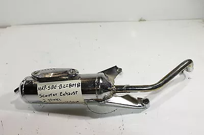 YAMAHA JOG Minarelli 50cc Two Stroke Taiwan Chrome Muffler MRP-SBE-B228018 • $110.99