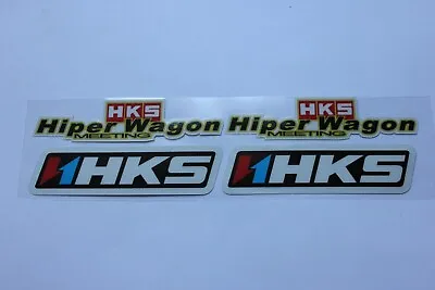 4 HKS Hiper Wagon Sticker Decals For Toyota Mazda Nissan Honda Subaru Mitsubishi • $7.03