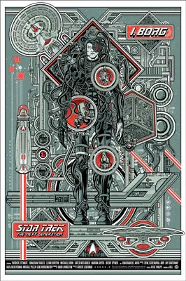 Sta Trek : I Borg By Jesse Philips - Variant - Rare Sold Out Mondo Print • $275