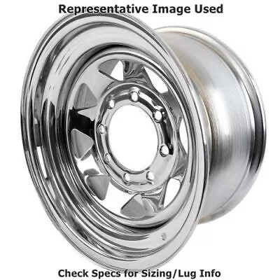 U.S. Wheel 75-7880 75 Series 8-Spoke 16x8 Wheel 8x6.5 Bolt Pattern - Chrome NEW • $277.38