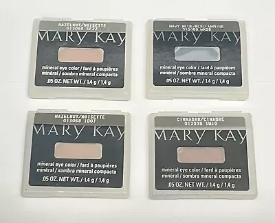 Mary Kay Eyeshadow Lot Of 4 - Hazelnut Cinnabar Navy Blue - New  • $13