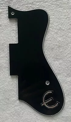 Fits Epiphone Dot Style Guitar Pickguard Scratch Plate3 Ply Black & E Logo • $12.99