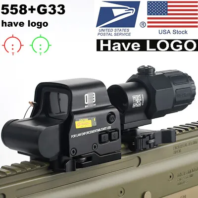 3X G33 Sight Magnifier With Switch To Side QD Mount 558 Red Green Dot Clone USPS • $122.64