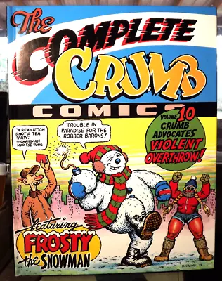 The Complete Crumb Comics Volume 10 Hardcover (1994) Robert  Crumb Signed. Fine • $209.89