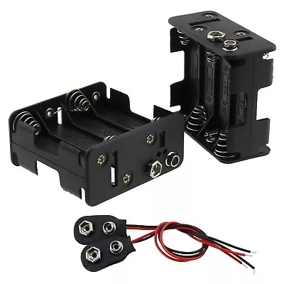 Battery Holder 2Set 8x1.5V AA Thicken Battery Box With T Type Wired Battery C... • $14.66