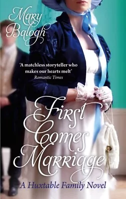 First Comes Marriage 9780749942816 Mary Balogh - Free Tracked Delivery • £10.20