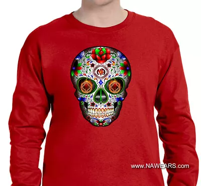 Narcotics Anonymous -  SUGAR SKULL 2019 - Long Sleeve T-shirt  - S-3X  • $23.99