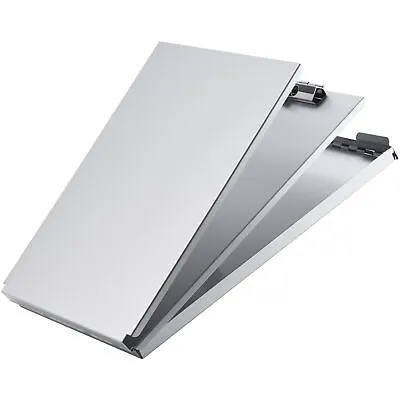 Metal Clipboard With Storage Heavy Duty Aluminum Storage Clipboard Form Holde... • $36.28