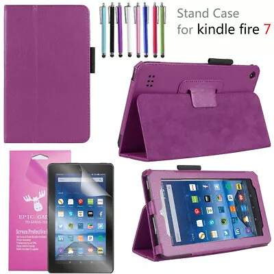 For Amazon Fire 7 (2022) 12th Gen Tablet Case Protective Cover +Screen Protector • $10.93