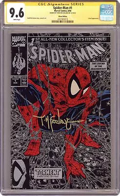 Spider-Man #1 McFarlane Silver Variant CGC 9.6 SS Todd McFarlane 1990 • $260