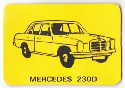 Vintage Mercedes Benz 230D 230 SL W114/115 Mini Trading Card • $6.99